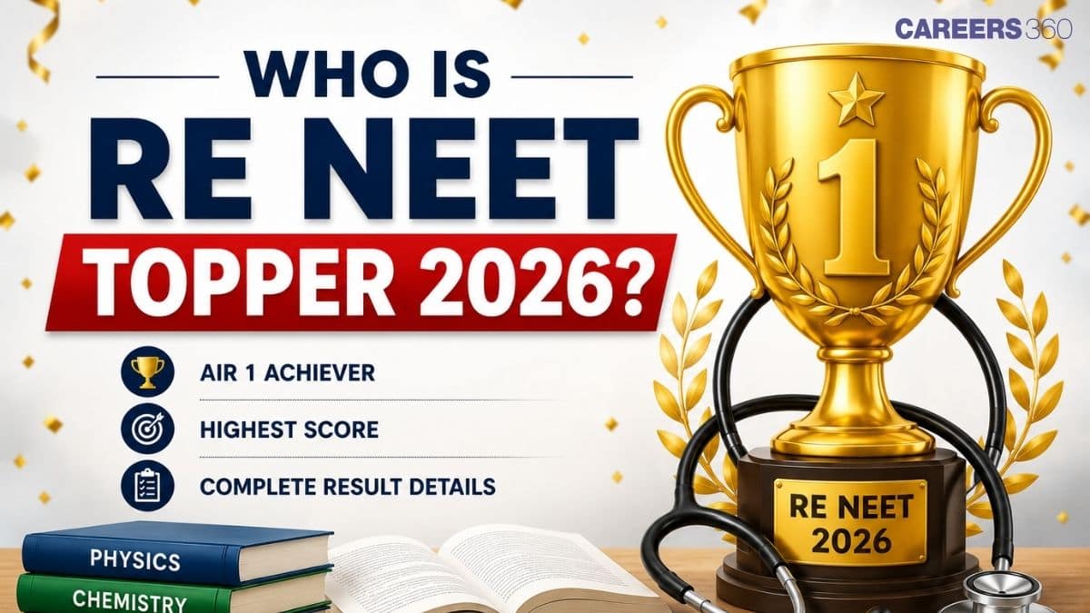 Who is Re NEET Topper 2026? Name, Percentile Marks, Gender, Category